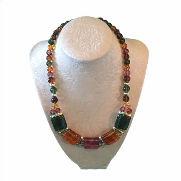 Multi Colored Necklace - Picture 2 of 3